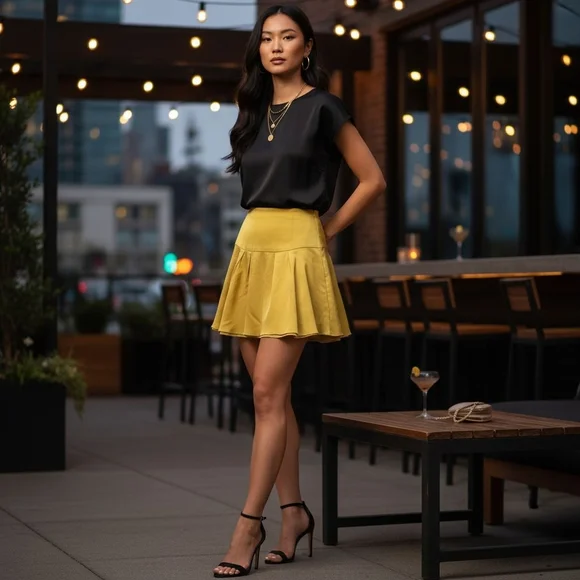 Isabel Marant Amber Yellow Jupe Satchel Mini Skirt - Picture 4 of 11